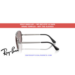 Varillas repuesto Ray-Ban Aviator Max Gunmetal (RB3925 004) | Alpedrete