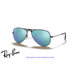 Ray-Ban Junior Aviator Black Light Blue RJ9506S 201/55 | Alpedrete
