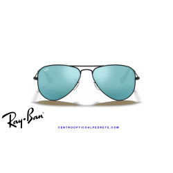 Ray-Ban Junior Aviator Black Light Blue RJ9506S 201/55 | Alpedrete