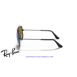 Ray-Ban Junior Aviator Black Light Blue RJ9506S 201/55 | Alpedrete