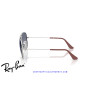 Ray-Ban Junior Aviator Silver Grey Gradient Blue RJ9506S 212/4L | Alpedrete