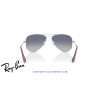 Ray-Ban Junior Aviator Silver Grey Gradient Blue RJ9506S 212/4L | Alpedrete