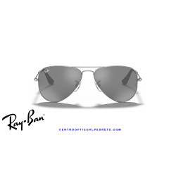 Ray-Ban Junior Aviator Silver Grey Mirror RJ9506S 212/6G | Alpedrete