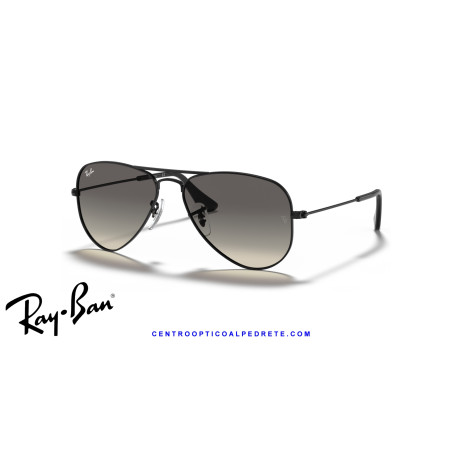 Ray-Ban Junior Aviator Black Grey Gradient RJ9506S 220/11 | Alpedrete