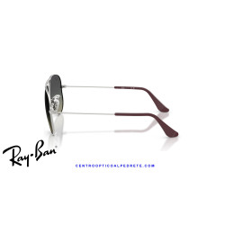 Ray-Ban Junior Aviator Silver Grey Gradient RJ9506S 302/11 | Alpedrete