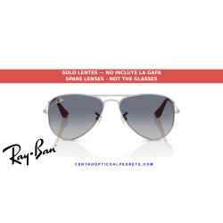 Replacement lenses Ray-Ban RJ9506S 212/4L Grey Gradient Blue | Alpedrete