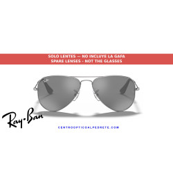 Replacement lenses Ray-Ban RJ9506S 212/6G Grey Mirror | Alpedrete