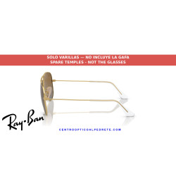 Replacement temples Ray-Ban RJ9506S 223/T5 Arista Gold | Alpedrete