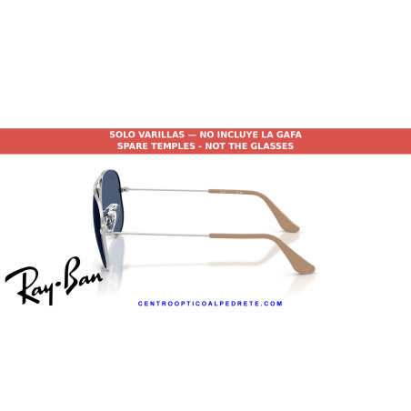 Varillas repuesto Ray-Ban RJ9506S 301/80 Silver | Alpedrete
