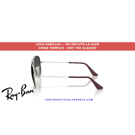 Varillas repuesto Ray-Ban RJ9506S 302 Silver | Alpedrete