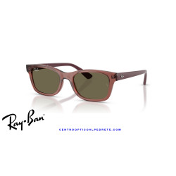 Gafas de sol Ray-Ban RJ9086S Transparent Violet, tallas 46 y 48 | Alpedrete