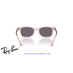 Gafas de sol Ray-Ban RJ9086S Transparent Pink, tallas 46 y 48 | Alpedrete