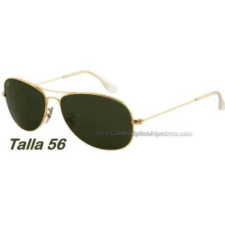 Ray-Ban Cockpit Aviator RB3362 Arista / Cristal Green (001)
