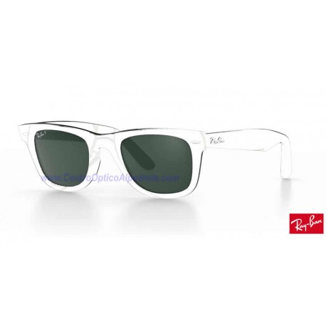 Lentes de repuesto Ray-Ban Folding WayFarer/ Lente Green G-15 (RB4105-601/58)