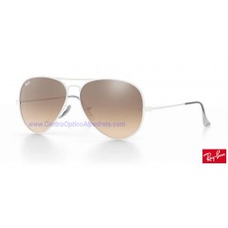 Lentes de repuesto Ray-Ban Aviator Large Metal / Lente Brown-Pink Silver Mirror (RB3025-001/3E)