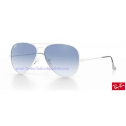 Lentes de repuesto Ray-Ban Aviator Large Metal / Lente Light Blue Gradient (RB3025-001/3F)