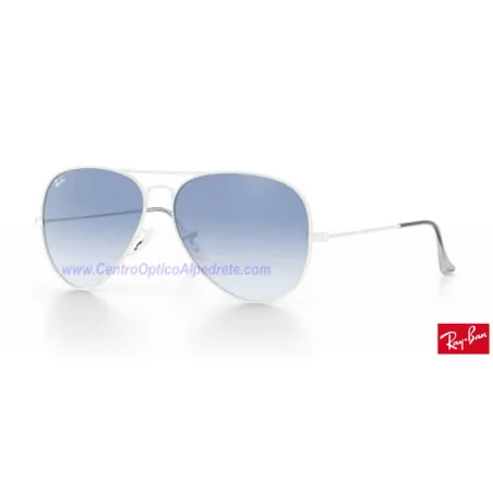 Lentes de repuesto Ray-Ban Aviator Large Metal / Lente Light Blue Gradient (RB3025-001/3F)