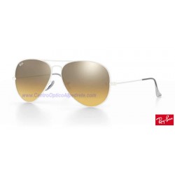 Lentes de repuesto Ray-Ban Aviator Large Metal / Lente Brown Gradient Silver Mirror (RB3025-001/3K)