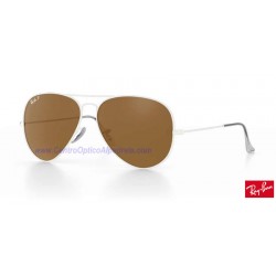 Lentes de repuesto Ray-Ban Aviator Large Metal / Lente Brown Polarized (RB3025-001/57)