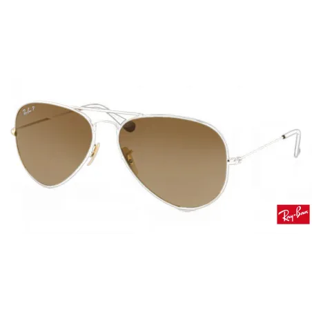 Lentes de repuesto Ray-Ban Aviator Large Metal / Lente Brown Gradient Polarized (RB3025-001/M2)