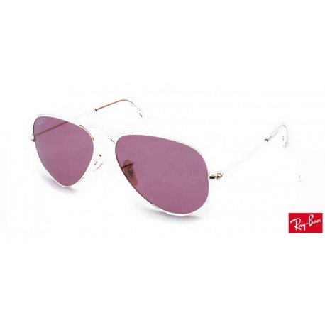 Lentes de repuesto Ray-Ban Aviator Large Metal / Lente Pink Polarized (RB3025-001/15)