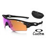 RadarLock Custom Path Polished Black / Prizm Golf+ Persimmon Vented (OO9181-42P)