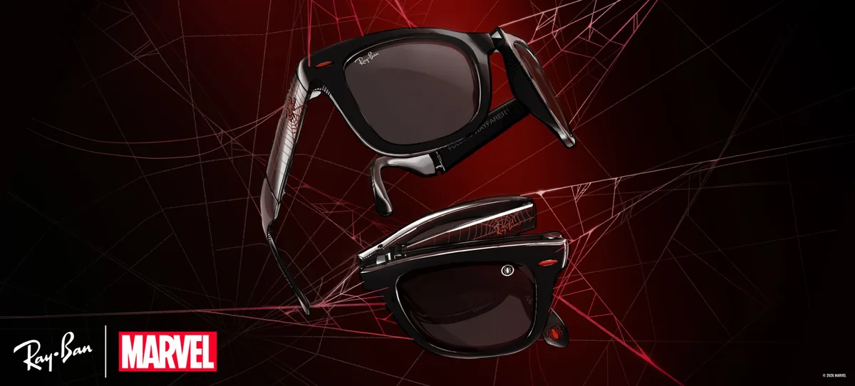 Ray-Ban RB4105 Folding Wayfarer colección Marvel Spider-Man