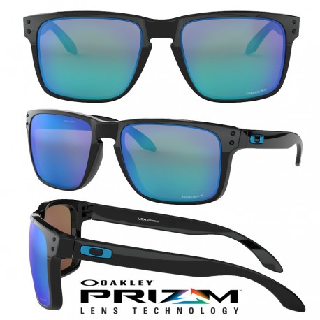 Holbrook XL Polished Black / Prizm Sapphire (OO9417-03)