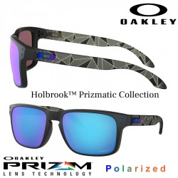 Oakley Holbrook Matte Black Prizmatic / Prizm Sapphire Polarized (OO9102-H0)