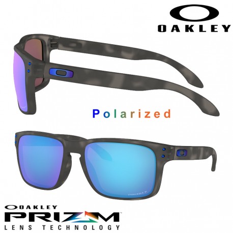Holbrook Polished Black / Prizm Sapphire (OO9102-F5)