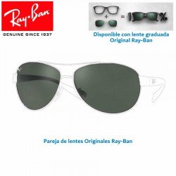 Lentes de repuesto Ray-Ban RB3386 / Lente Green (RB3386-004/71)