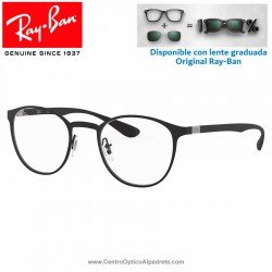Ray-Ban Matte Black Graduate Glasses (RX6355-2503)