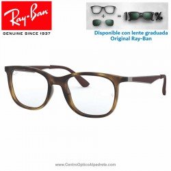 Gafas para graduado Ray-Ban Shiny Havana (RX7078-2012)