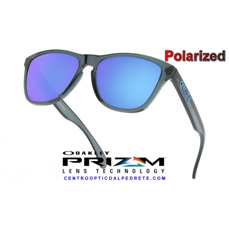 Frogskins Matte Grey Smoke / Prizm Ruby Polarized (OO9013-F6)