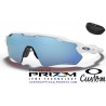Radar EV Path Polished White / Prizm Deep Water Polarized (OO9208-55C)