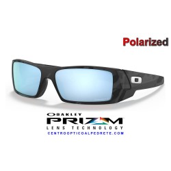 Oakley Gascan Matte Black Camo / Prizm Deep Water Polarized (OO9014-81)
