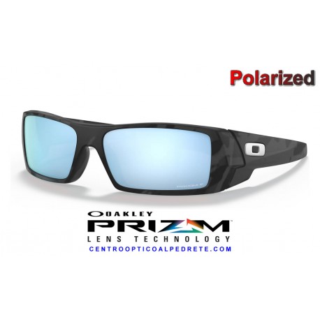 Gascan Matte Black Camo / Prizm Deep Water Polarized (OO9014-81)