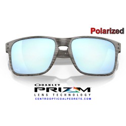 Oakley Holbrook XL Woodgrain / Prizm Deep Water Polarized (OO9417-19)