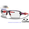 Flak 2.0 XL Custom Clear Black Iridium Photochromic (OO9188-9279C)