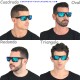 TwoFace Matte Black / Prizm Sapphire Polarized (OO9189-46)