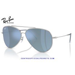 Ray-Ban Aviator Reverse Silver / Light Blue (RBR0101S-03GA)