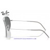 Ray-Ban Aviator Reverse Silver / Dark Grey (RBR0101S-003/GR)
