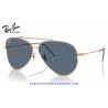 Ray-Ban Aviator Reverse Rose Gold / Blue (RBR0101S-92023A)