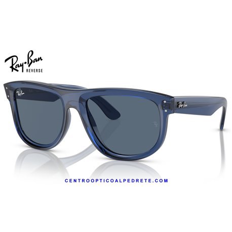 Ray-Ban BoyFriend Reverse Transparent Navy Blue / Blue (RBR0501S-67083A)