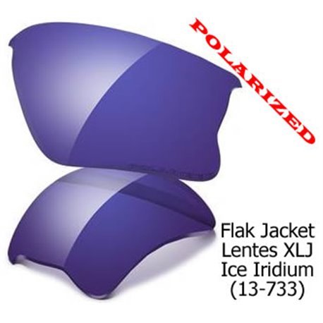Flak Jacket XLJ Lente Ice Iridium Polarized (OO9009LS-000081)