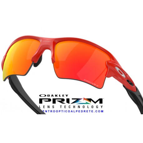 Flak 2.0 XL Matte RedLine / Prizm Ruby (OO9188-J1)