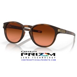 Oakley Latch Matte Brown Tortoise / Prizm Bronze Gradient (OO9265-60) Sunglasses
