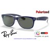 Ray-Ban New WayFarer Remix Matte Blue / G-15 Polarized (RB3025/10346)