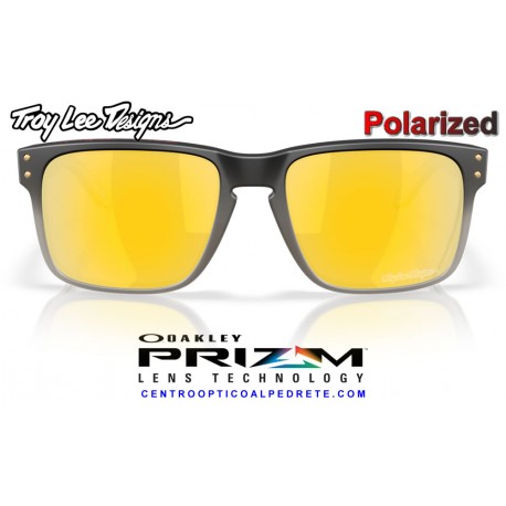 Holbrook TL Black Fade / Prizm 24k Polarized (OO9102-AH)