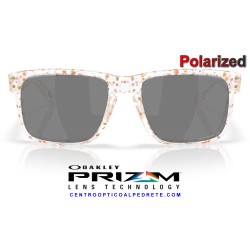 Holbrook Clear Terrazo / Prizm Black Polarized (OO9102-AG)